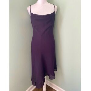 Vintage Jump apparel asymmetrical cowl neck spaghetti strap dress 90’s